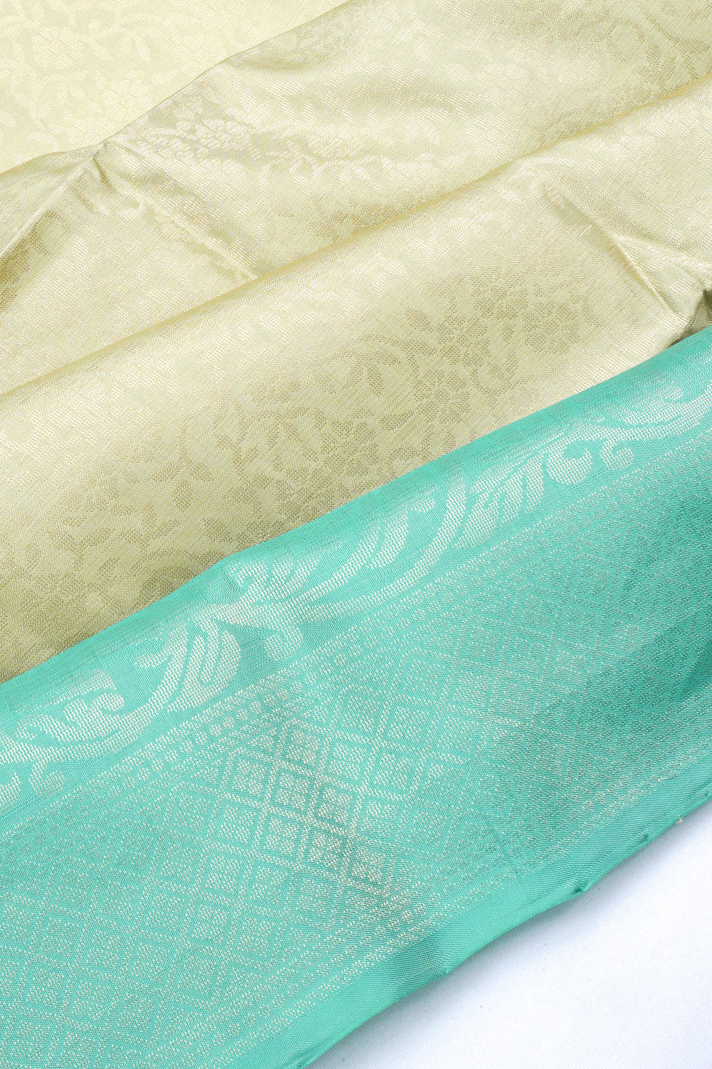 Coimbatore SIlk Brocade Sea Green Saree