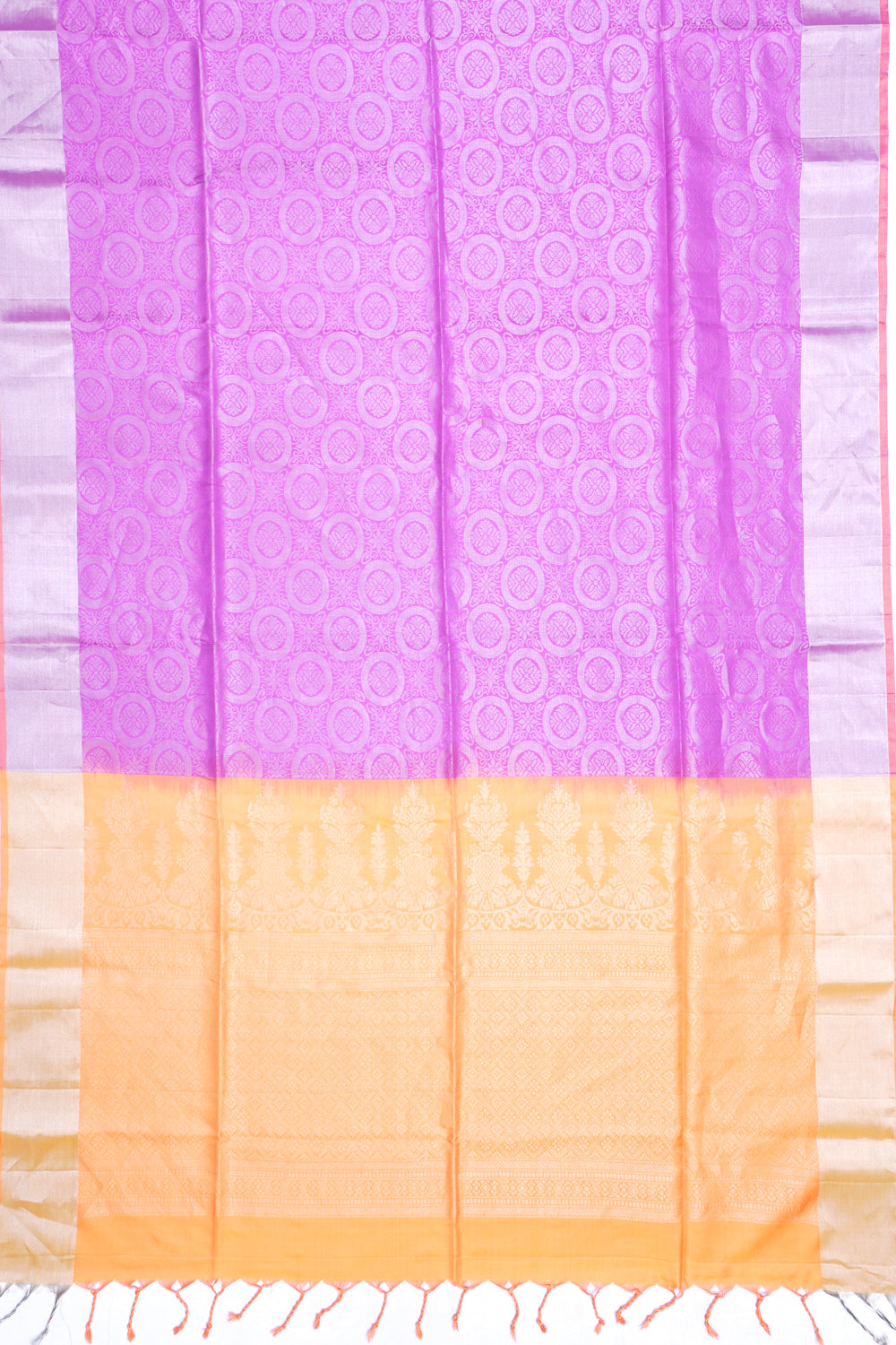 Coimbatore Silk Brocade Purple Saree