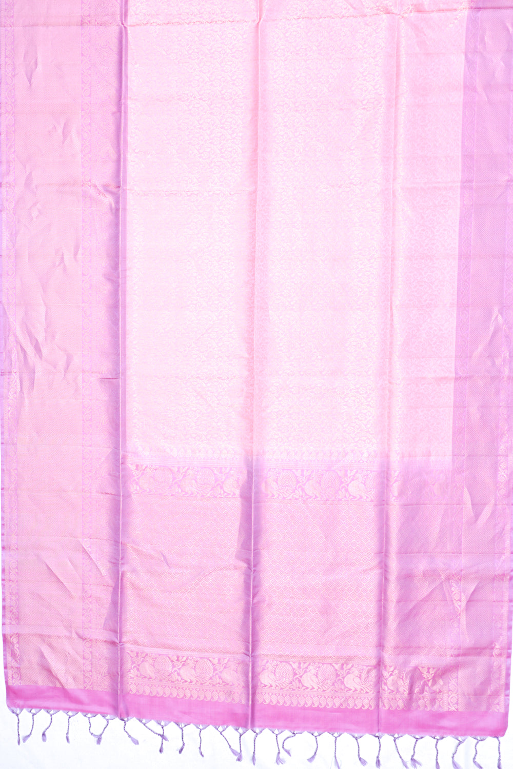 Coimbatore Silk Brocade Baby Pink Saree
