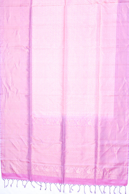 Coimbatore Silk Brocade Baby Pink Saree