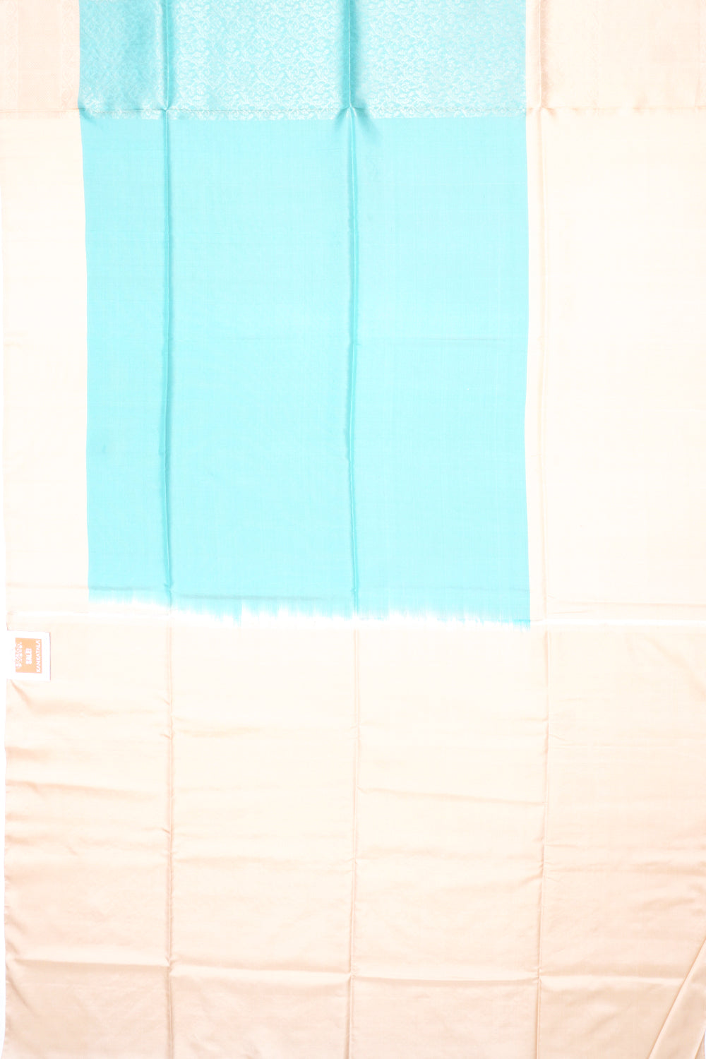 Coimbatore Silk Brocade Sky Blue Saree