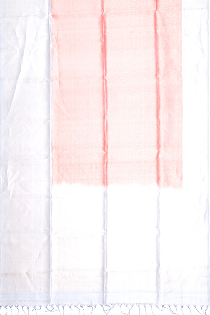 Coimbatore Silk Brocade Orange Saree