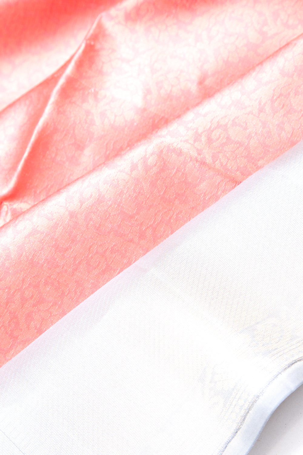 Coimbatore Silk Brocade Orange Saree