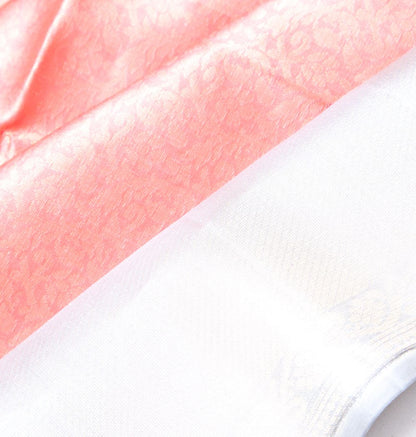Coimbatore Silk Brocade Orange Saree