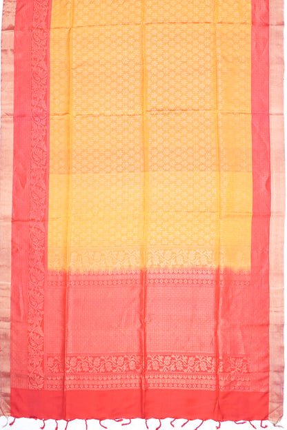 Coimbatore Silk Butta Orange Saree
