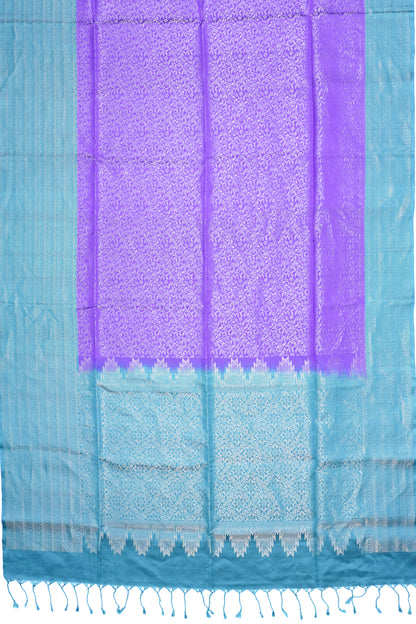 Coimbatore Silk Brocade Violet Saree