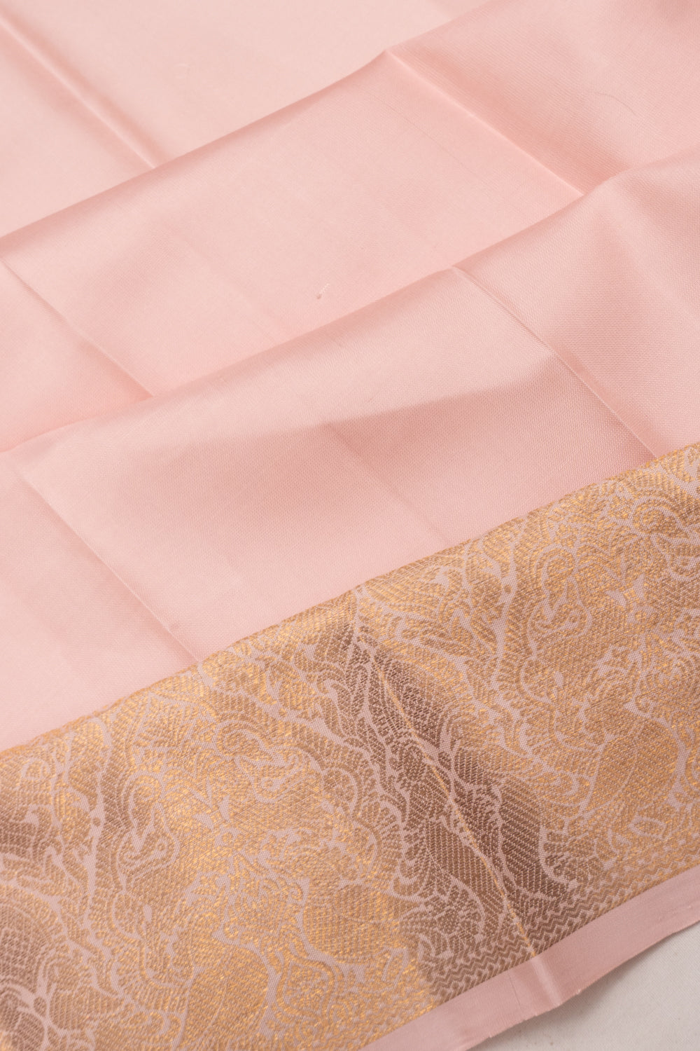 Kanchipuram Silk Butta Baby Pink Saree