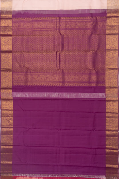 Kanchipuram Silk Butta Baby Pink Saree