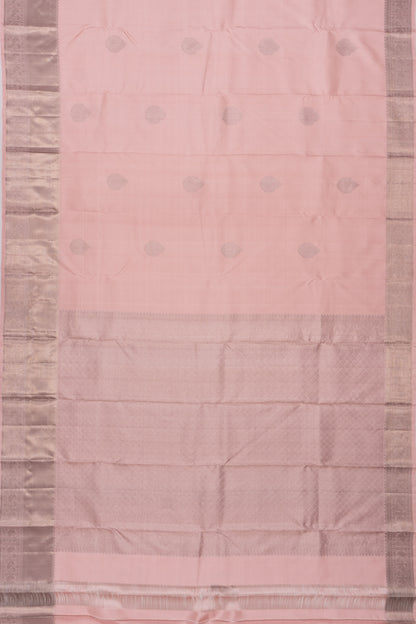 Kanchipuram SIlk Butta Baby Pink Saree