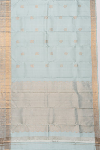 Kanchipuram Silk Butta Pastel Blue Saree