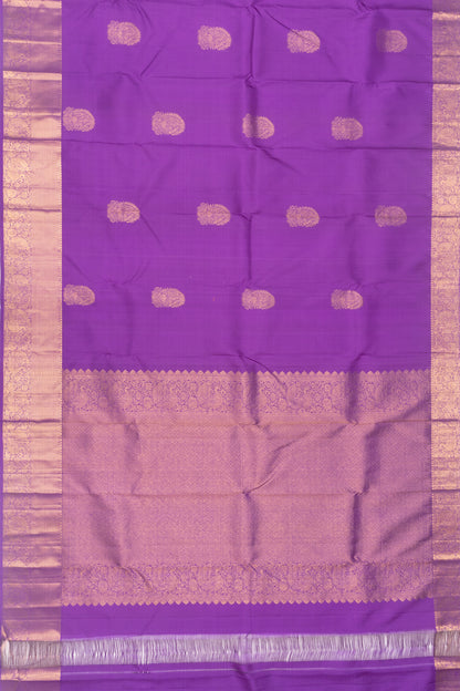 Kanchipuram Silk Butta Violet Saree