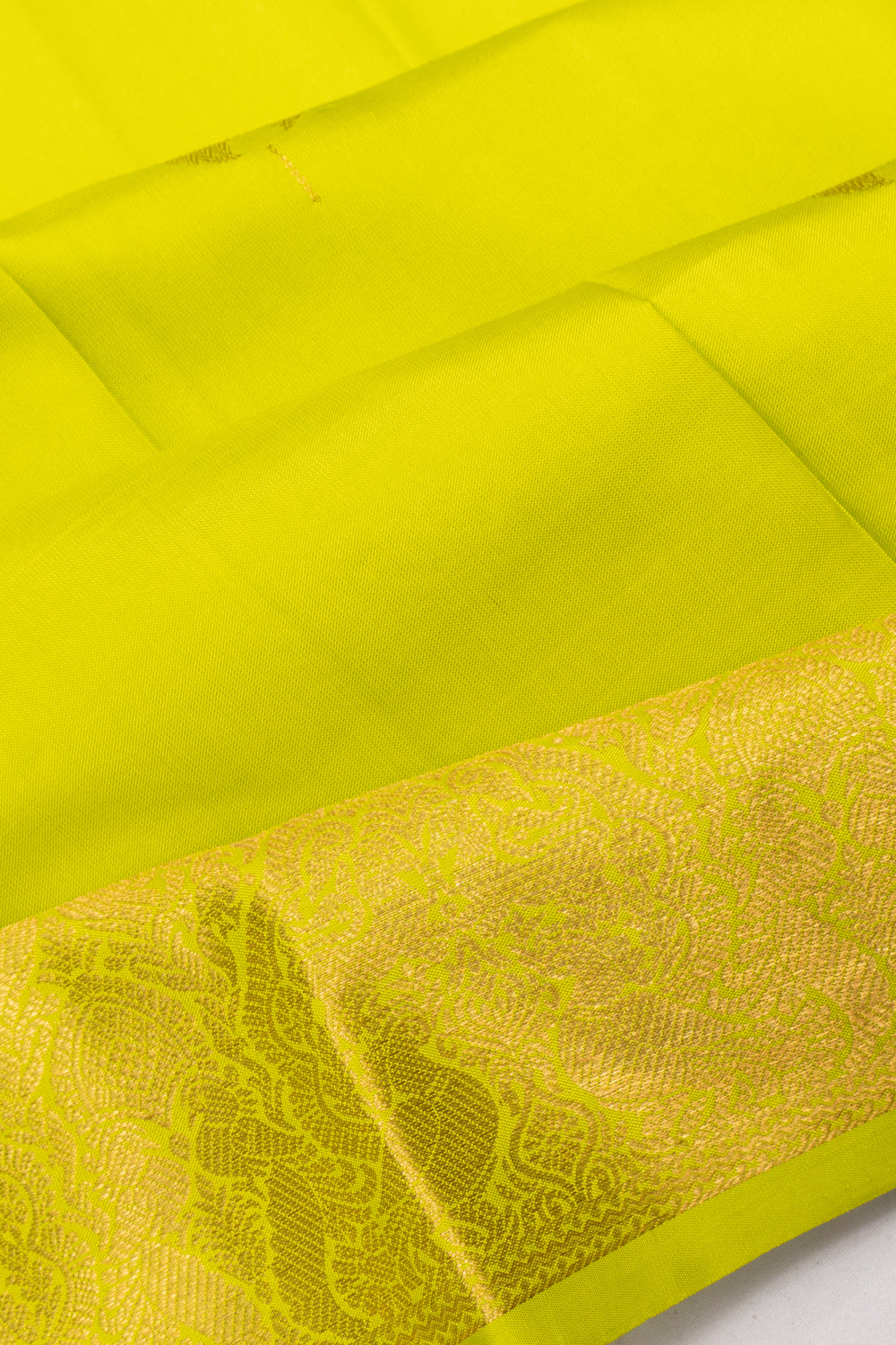 Kanchipuram Silk Butta Green Saree