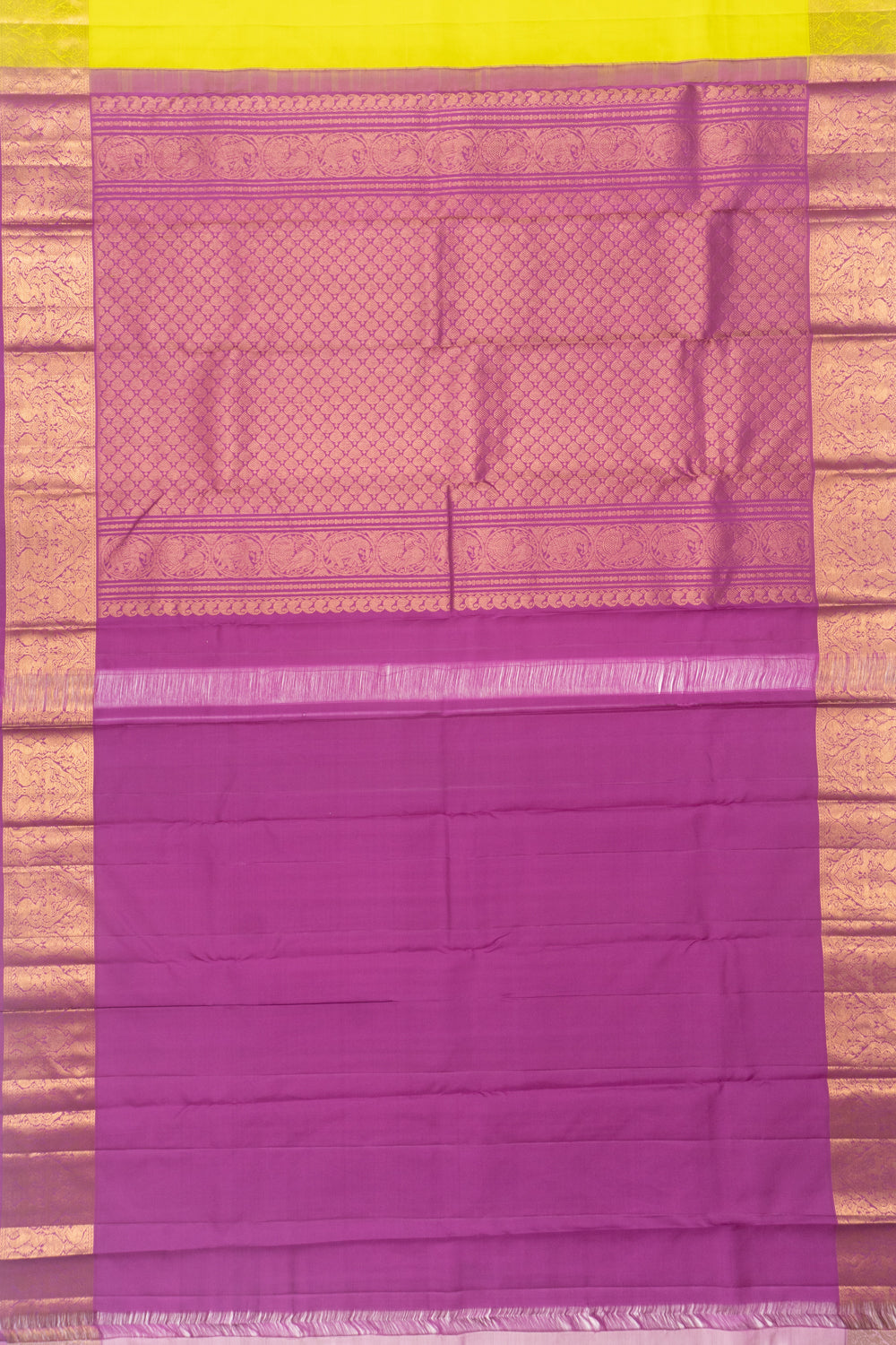 Kanchipuram Silk Butta Green Saree