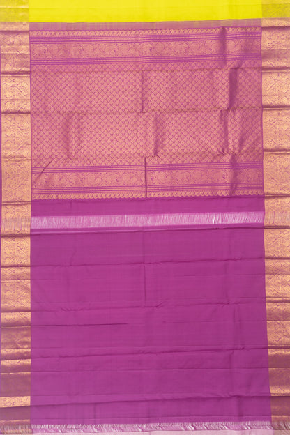 Kanchipuram Silk Butta Green Saree