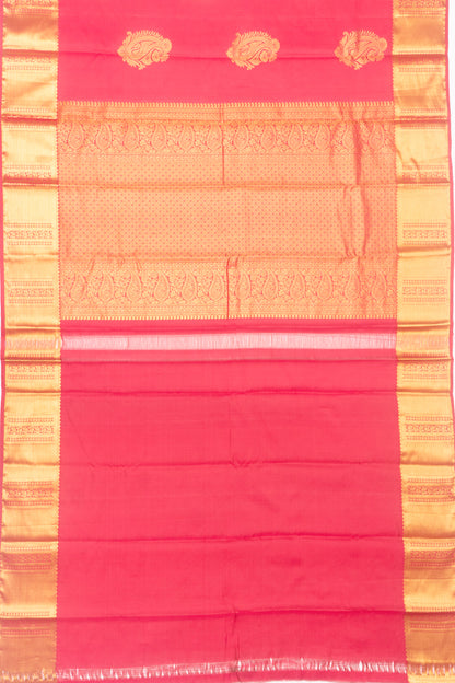 Kanchipuram Silk Butta Pink Saree