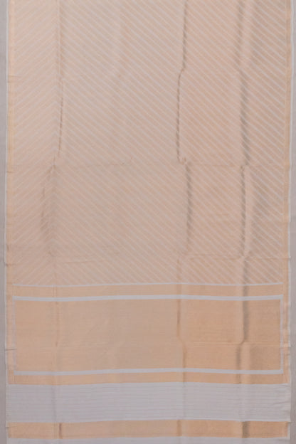 Banarasi Silk Brocade Grey Saree