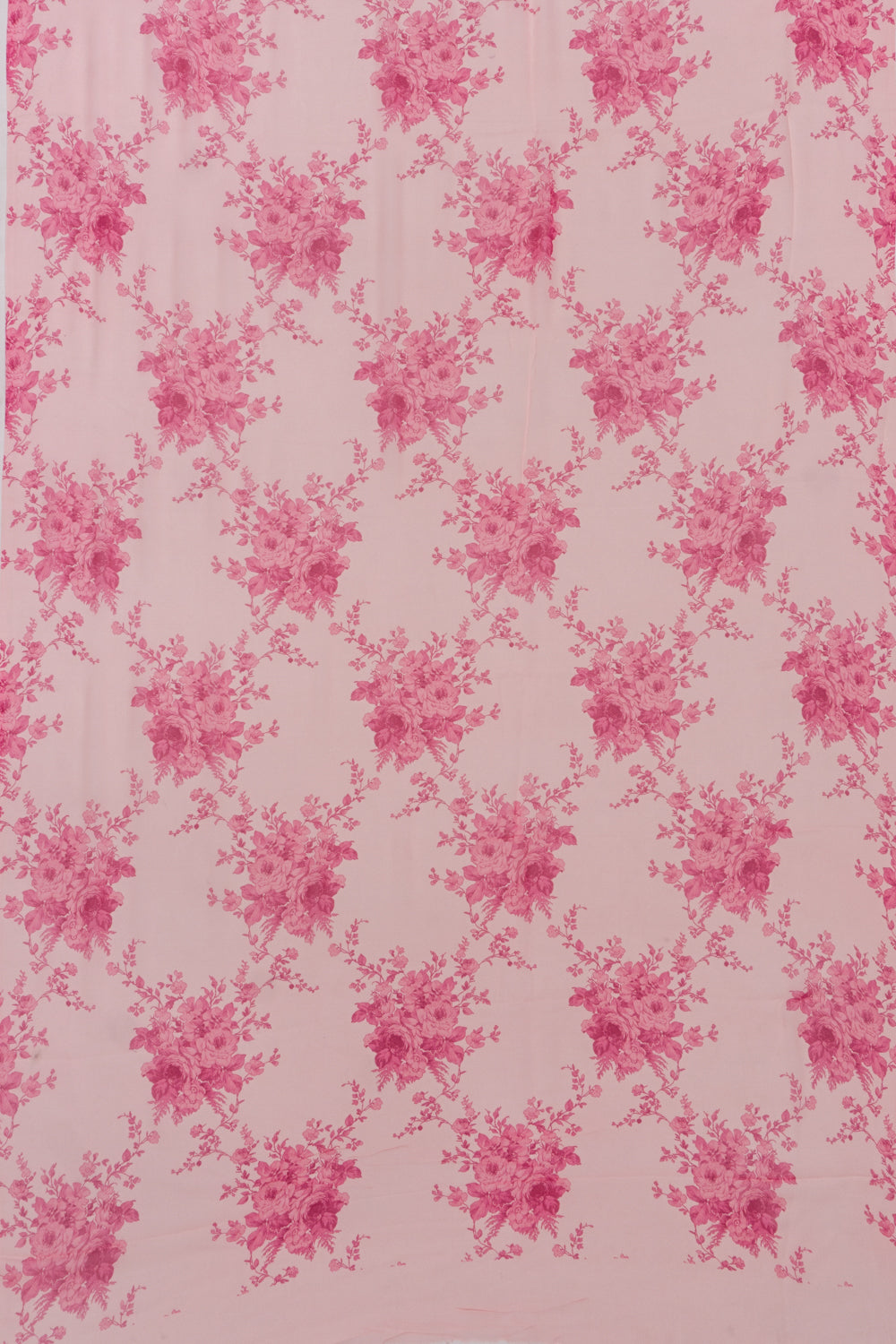 Georgette Floral Printed Baby Pink Saree