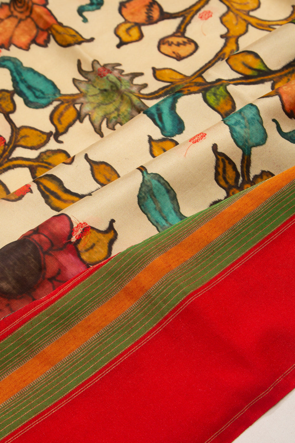 Soft Silk Floral Printed Pastel Yellow Saree