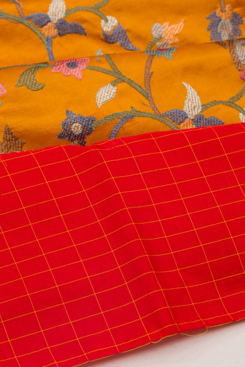Soft Silk Embroidery Mustard Yellow Saree