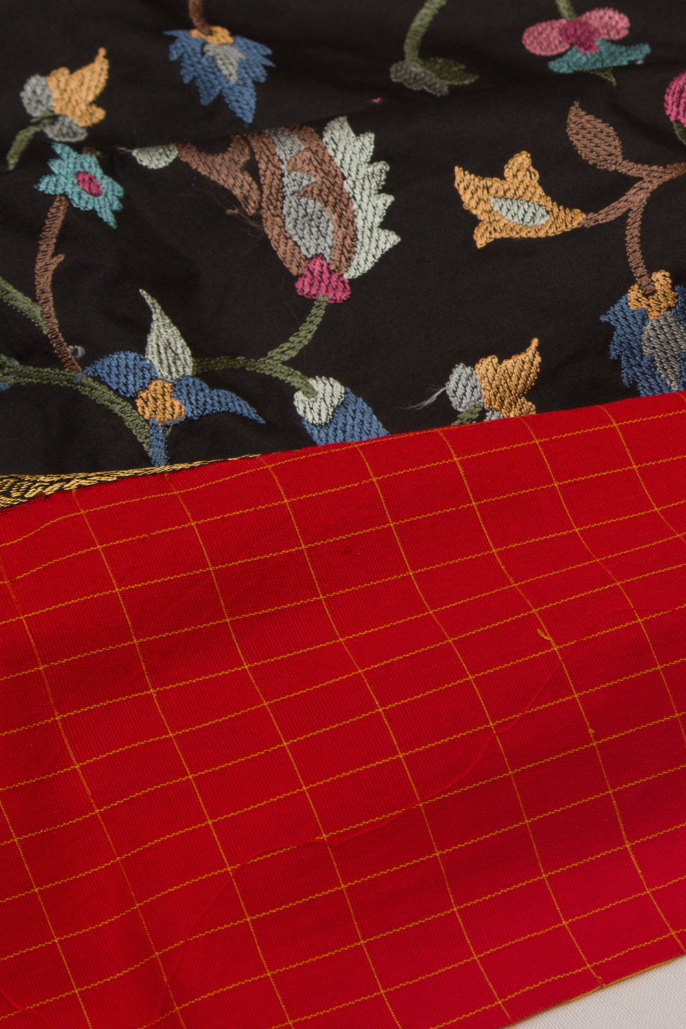 Banarasi Silk Embroidery Jaal Black Saree