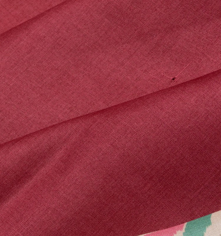 Tussar Plain Pink Saree