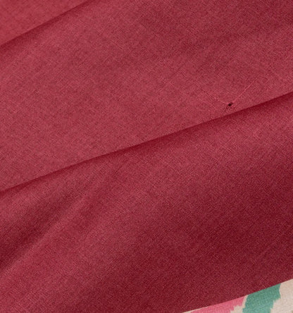 Tussar Plain Pink Saree