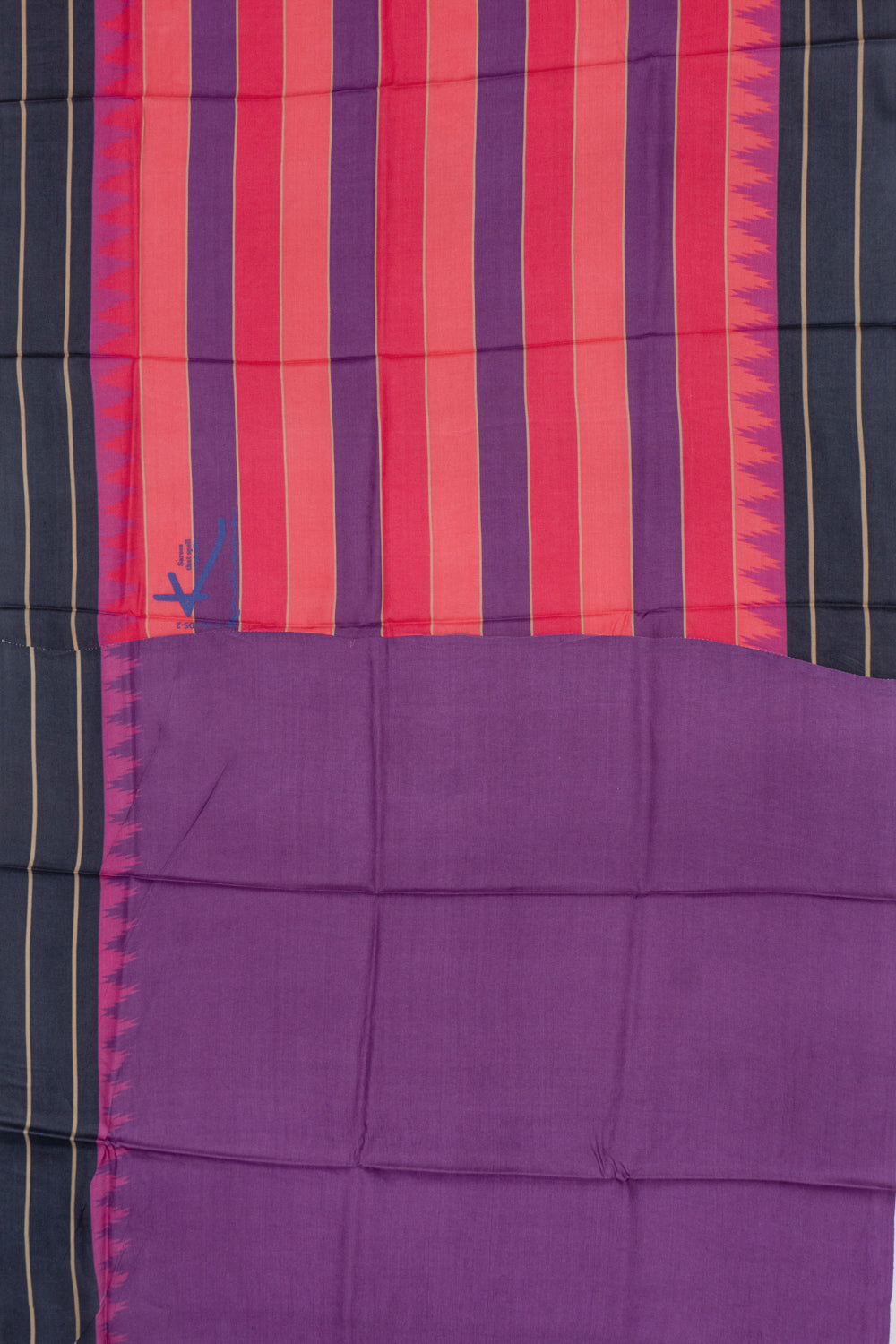 Tussar Printed Multicolour Saree