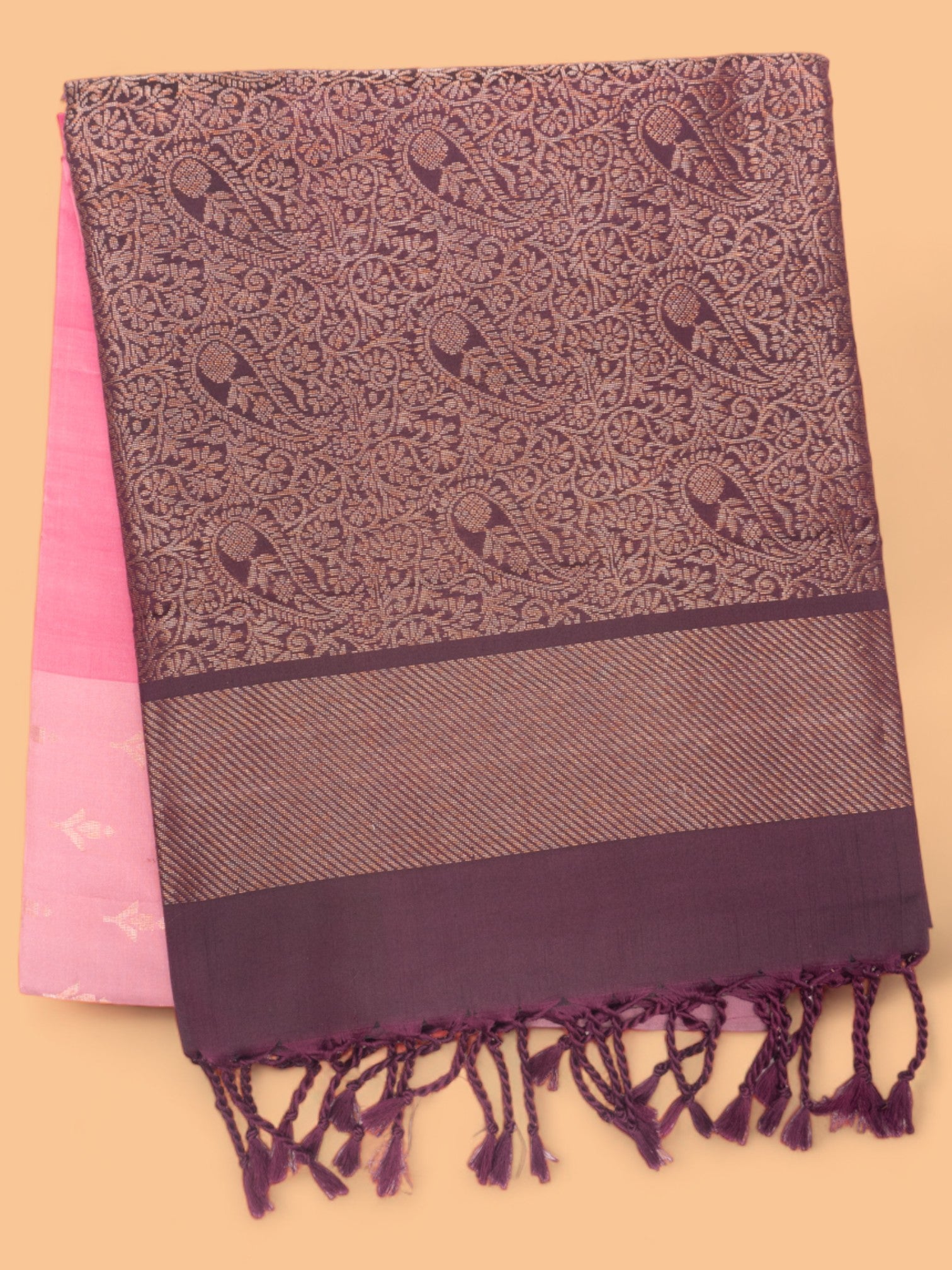 Coimbatore Silk Butta Pink Saree
