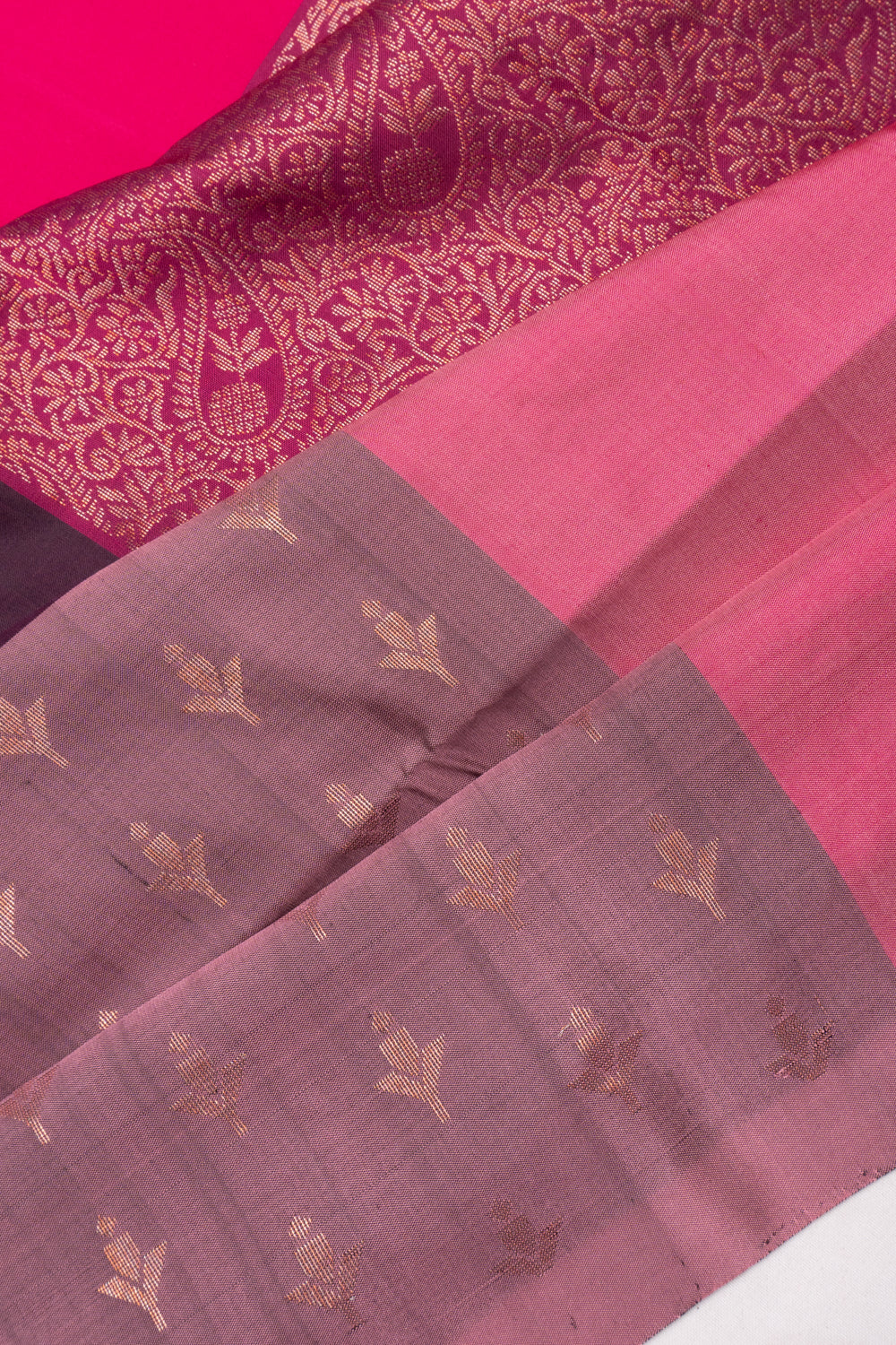 Coimbatore Silk Butta Pink Saree