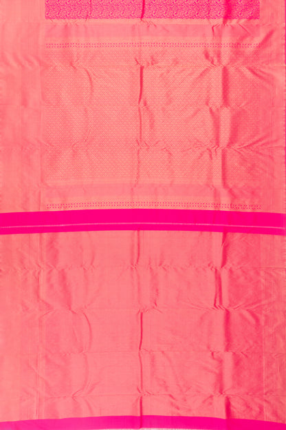 Taranga Kanchi Silk Brocade Rani Pink Saree