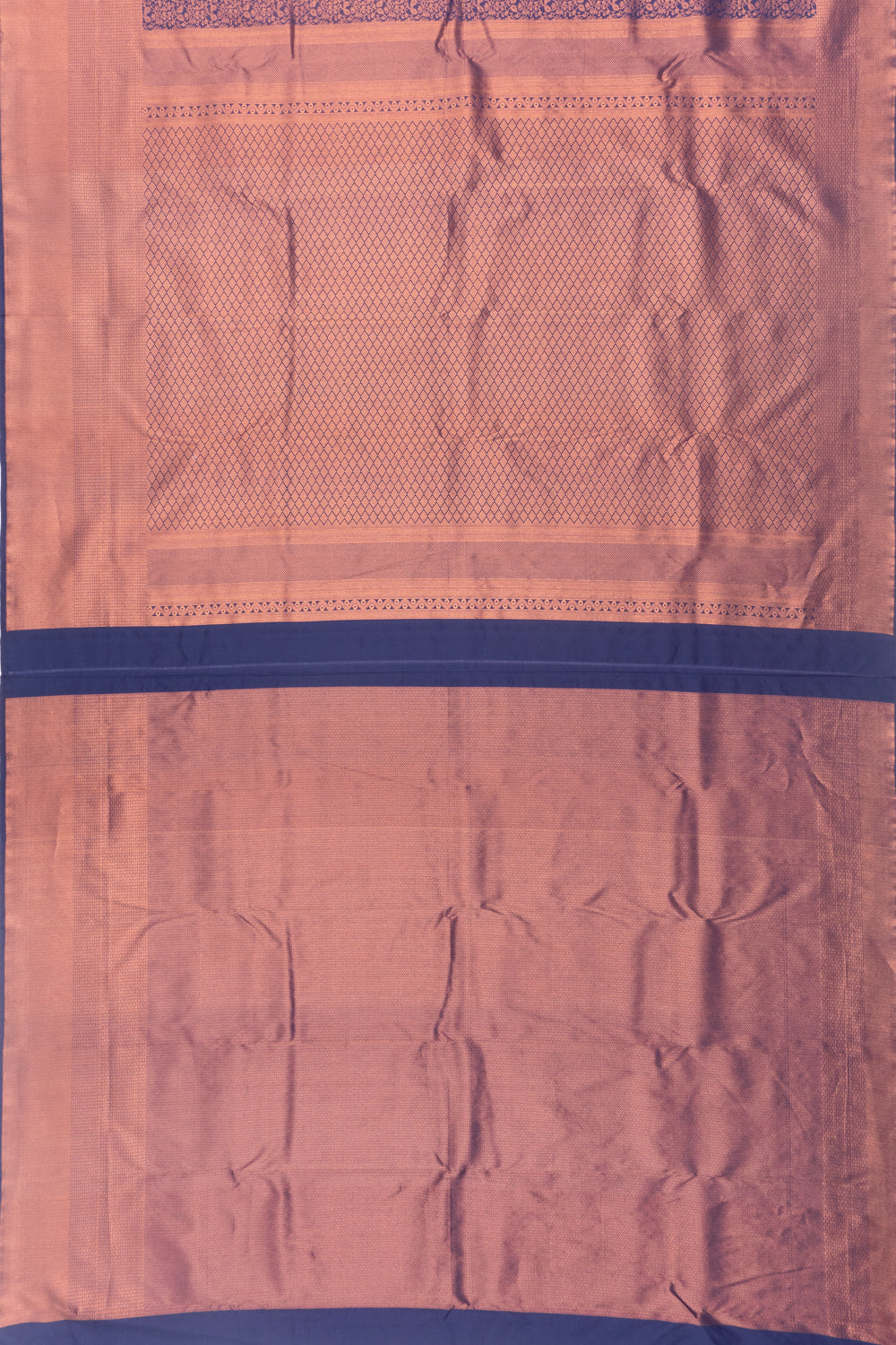 Taranga Kanchi Silk Brocade Dark Blue Saree