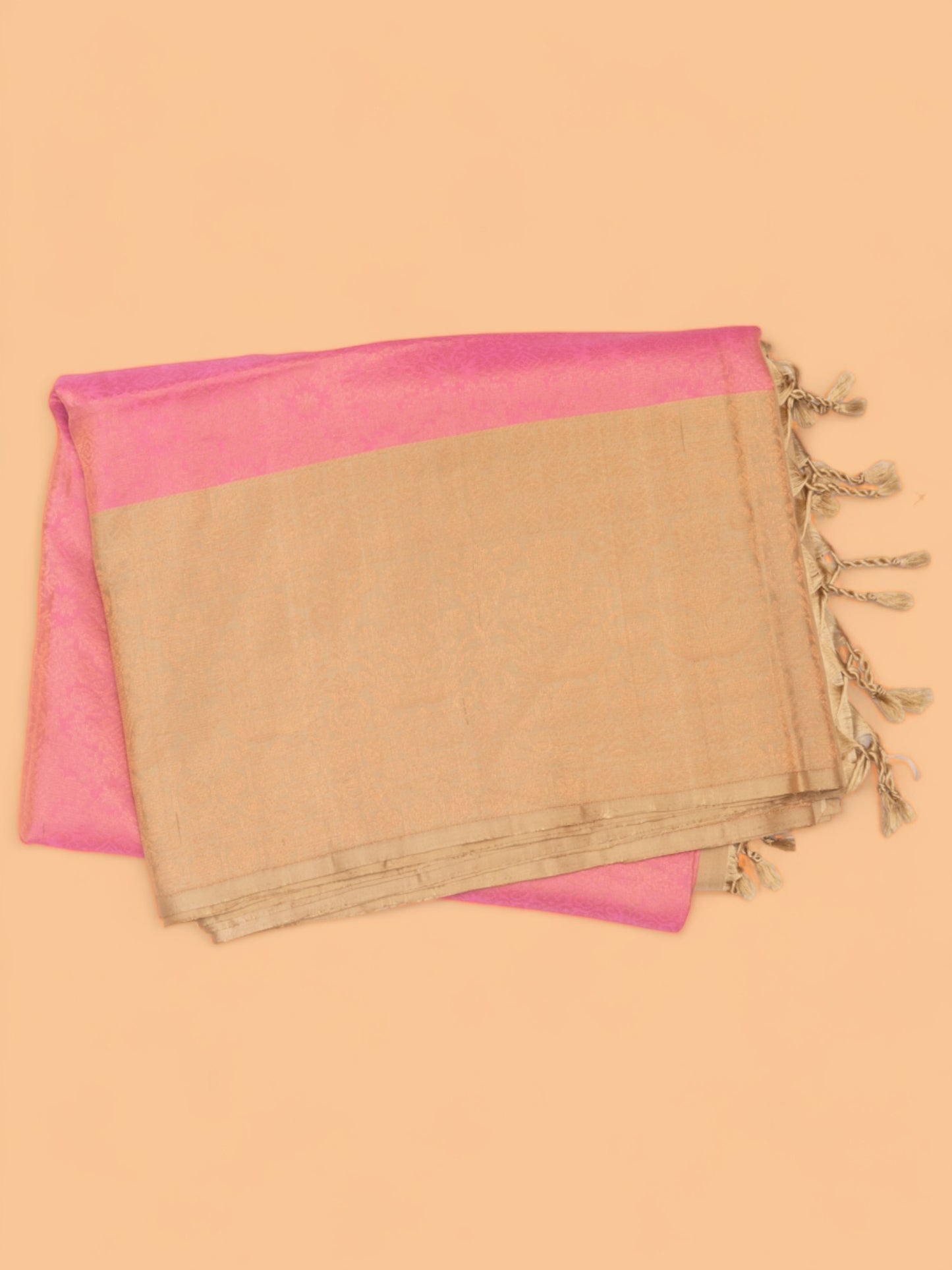 Coimbatore Silk Brocade Pink Saree
