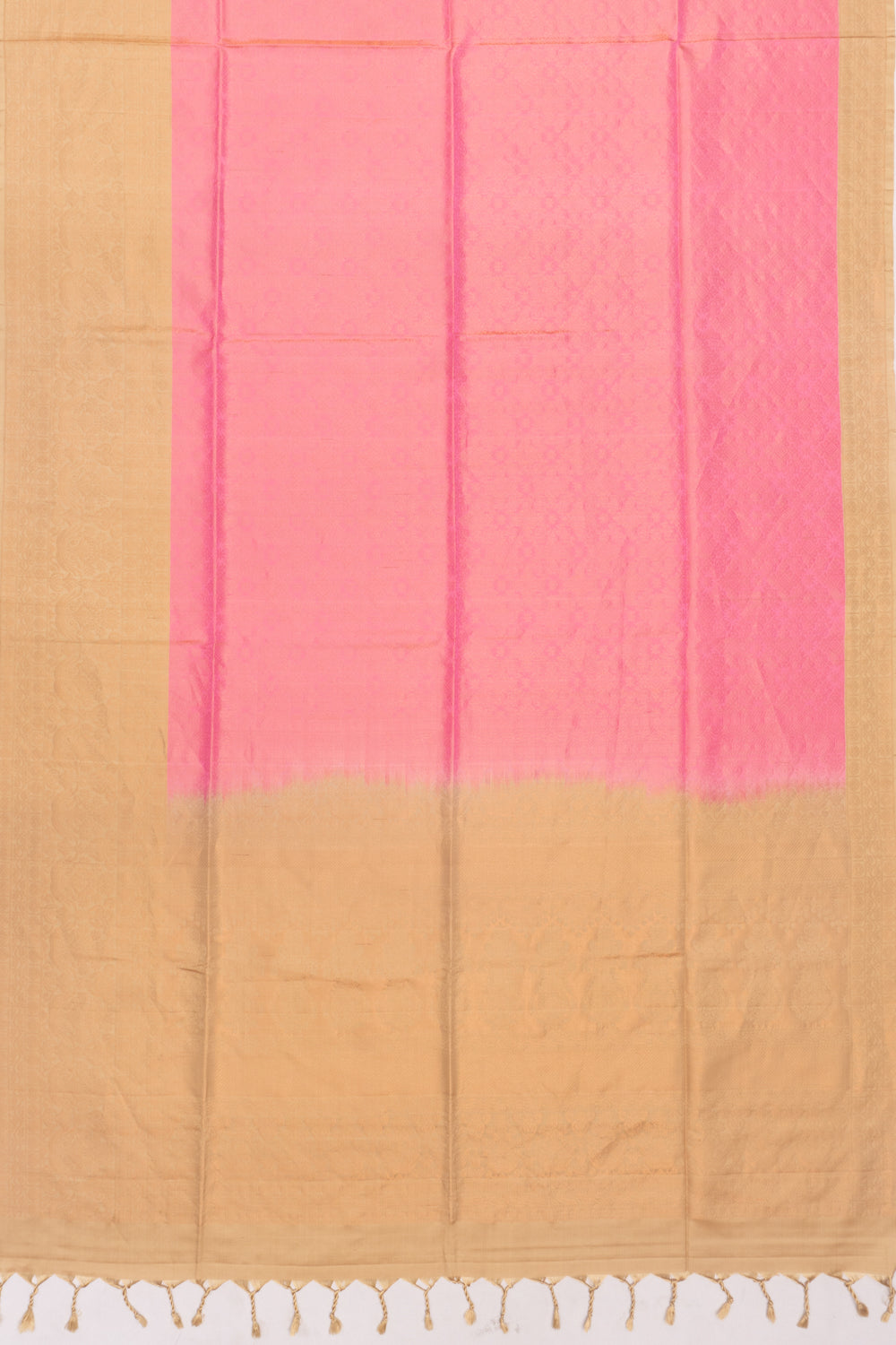 Coimbatore Silk Brocade Pink Saree