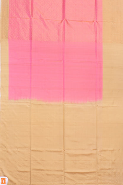 Coimbatore Silk Brocade Pink Saree