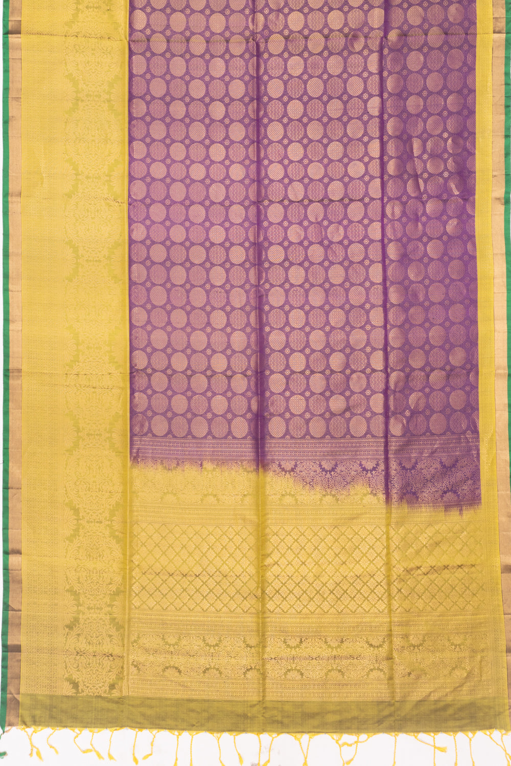 Coimbatore Silk Brocade Purple Saree