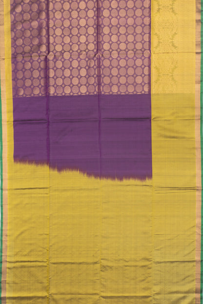Coimbatore Silk Brocade Purple Saree