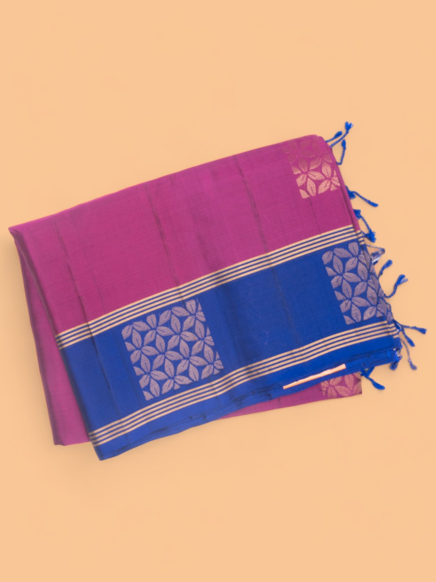 Coimbatore Silk Butta Purple Saree