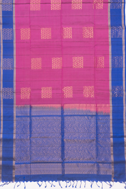 Coimbatore Silk Butta Purple Saree