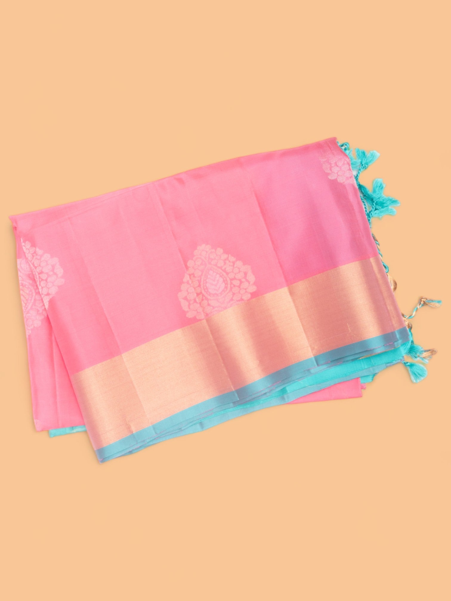 Coimbatore Silk Butta Pink Saree