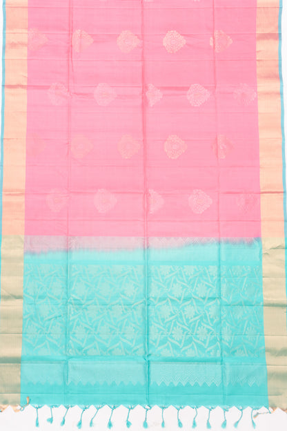 Coimbatore Silk Butta Pink Saree