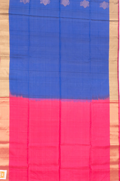 Coimbatore Silk Butta Dark Blue Saree