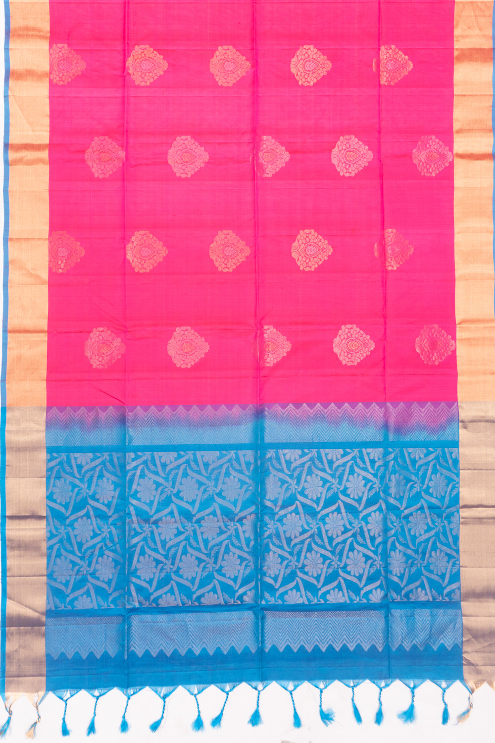 Coimbatore Silk Butta Pink Saree