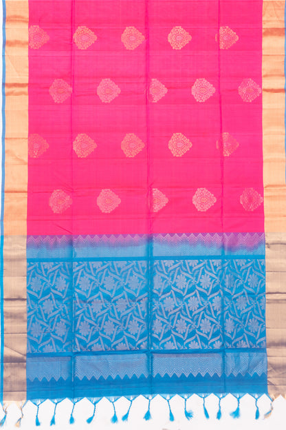Coimbatore Silk Butta Pink Saree