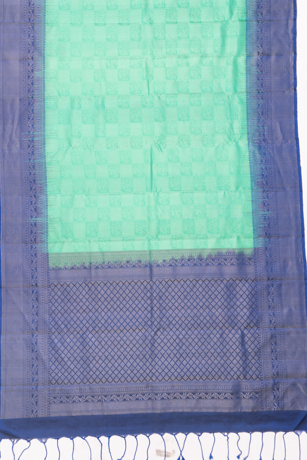 Coimbatore Silk Brocade Green Saree