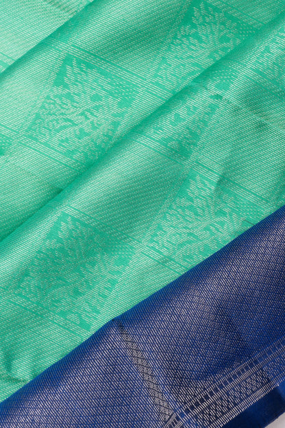 Coimbatore Silk Brocade Green Saree