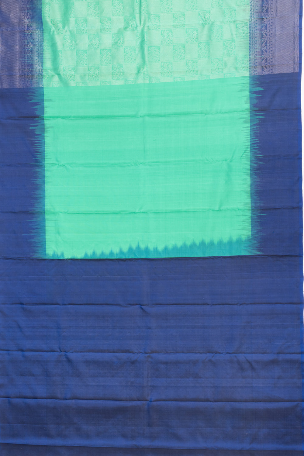 Coimbatore Silk Brocade Green Saree