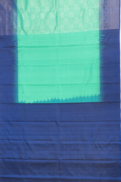 Coimbatore Silk Brocade Green Saree