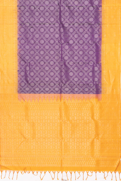 Coimbatore Silk Brocade Purple Saree
