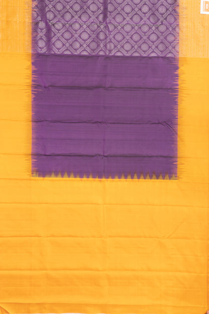 Coimbatore Silk Brocade Purple Saree