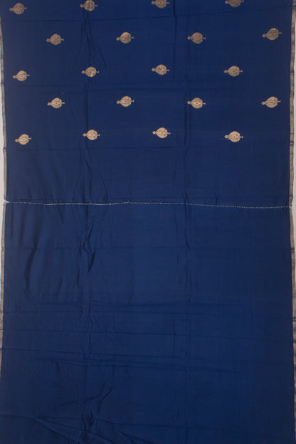 Banarasi Katan Silk Butta Blue Saree